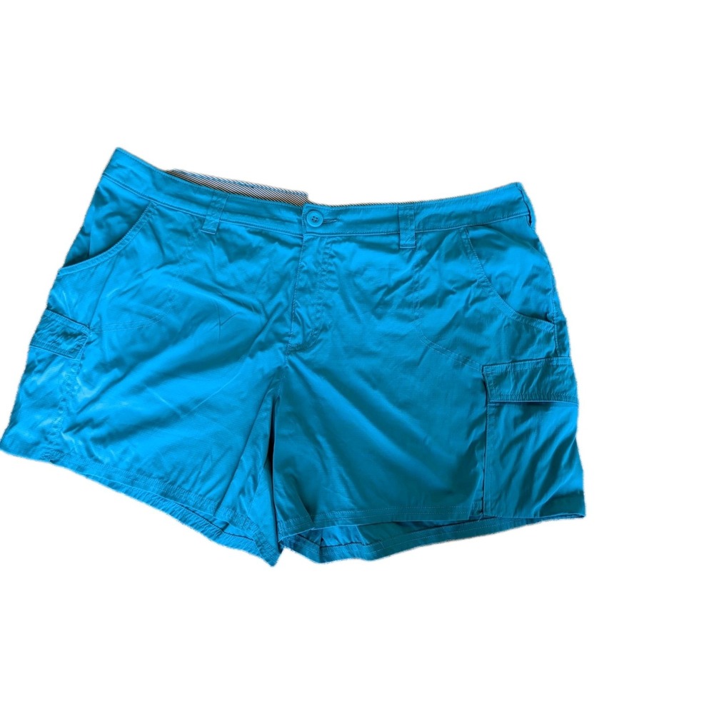 Worldwide Sportsman Women's Shorts Size 16 Turquoise Board‎ Shorts Waterproof